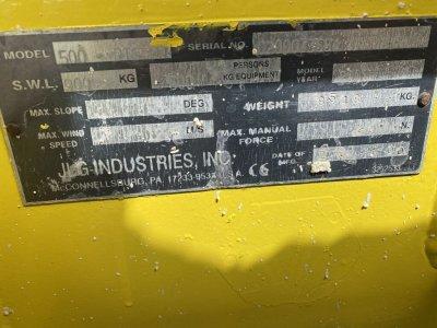 Ножничный подъемник JLG 500 RTS